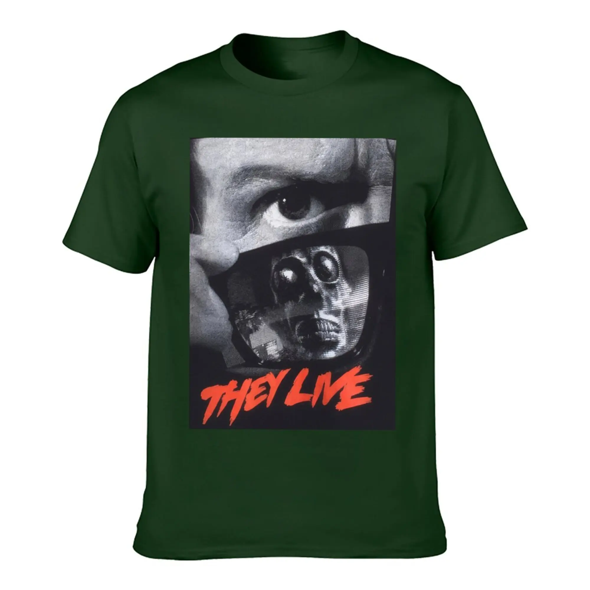 They Live Shirt Horror Movie T-Shirt Bladerunner Total Recall Alien Mars Attacks Species Vintage Rare Sci-Fi Science Fiction T2