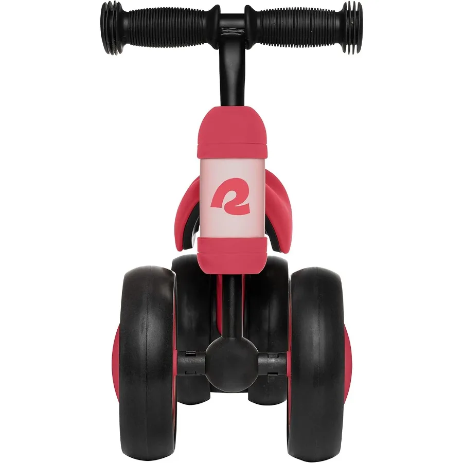 Retrospec Cricket Baby Walker Balance Bike con 4 ruote dai 12 ai 24 mesi - Bicicletta giocattolo per bambini di 1 anno - Ride On