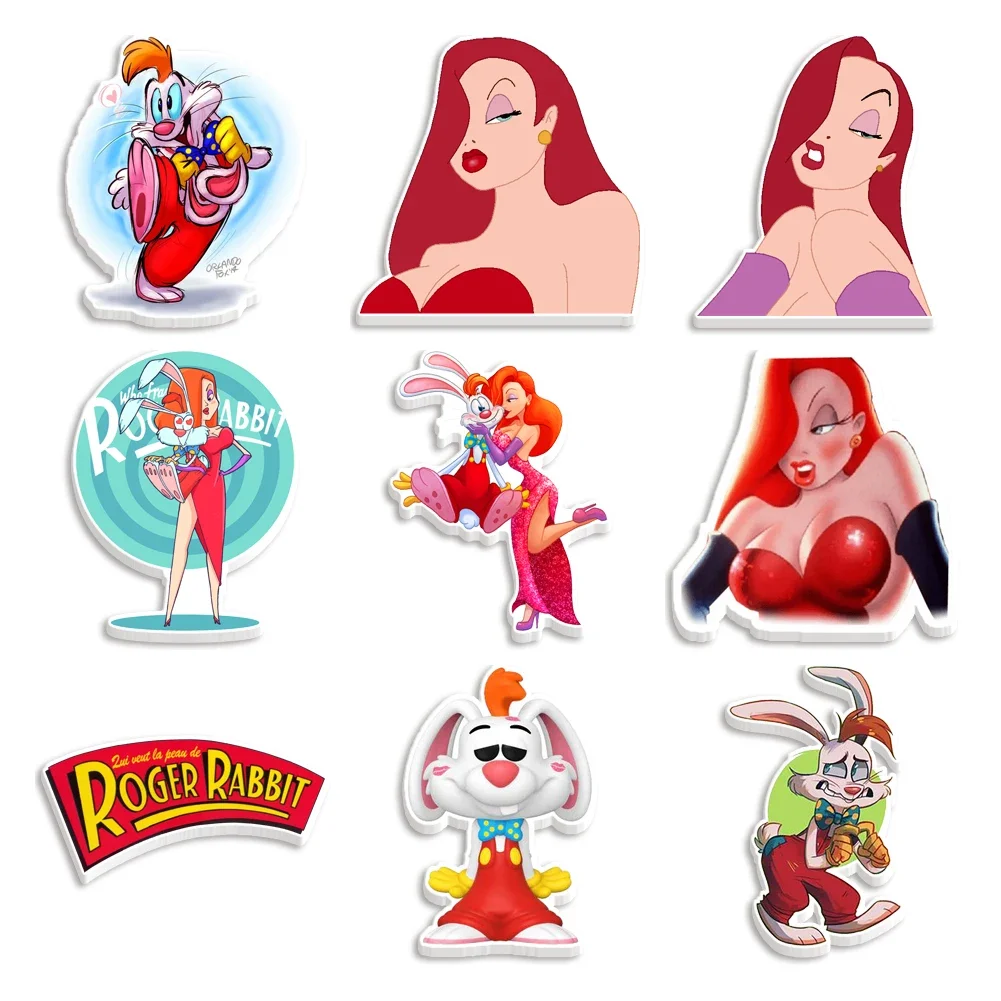 

30pcs/lots Disney Cartoon Roger Rabbit Planar Flatback Resin for DIY Making Hairbow Gift Bag Decor Acrylic Resins