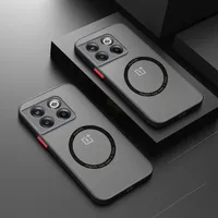 For OnePlus 12 11 nord ce 3 Case For Magsafe Silicone Case for Oneplus Ace 2 11 9 8 10 10T Pro Magnetic Wireless Charging Cover