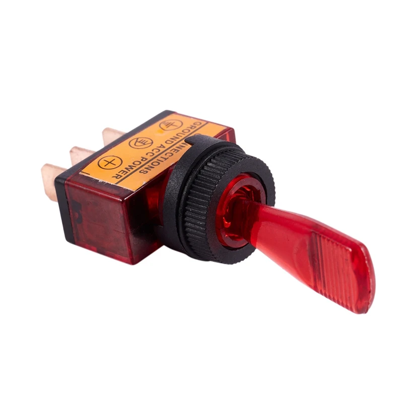 ไฟ20A DC 12V 12V ควบคุม saklar TOGGLE แผงหน้าปัดรถยนต์เรือแผงควบคุมการเปิด/ปิด