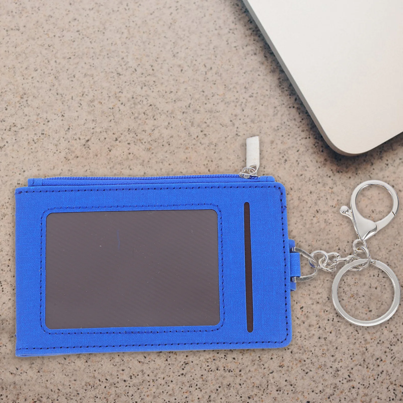 

Card Holder Key Ring Business Holders for Men Badge Protector Sleeve Cover with Metal Case Office