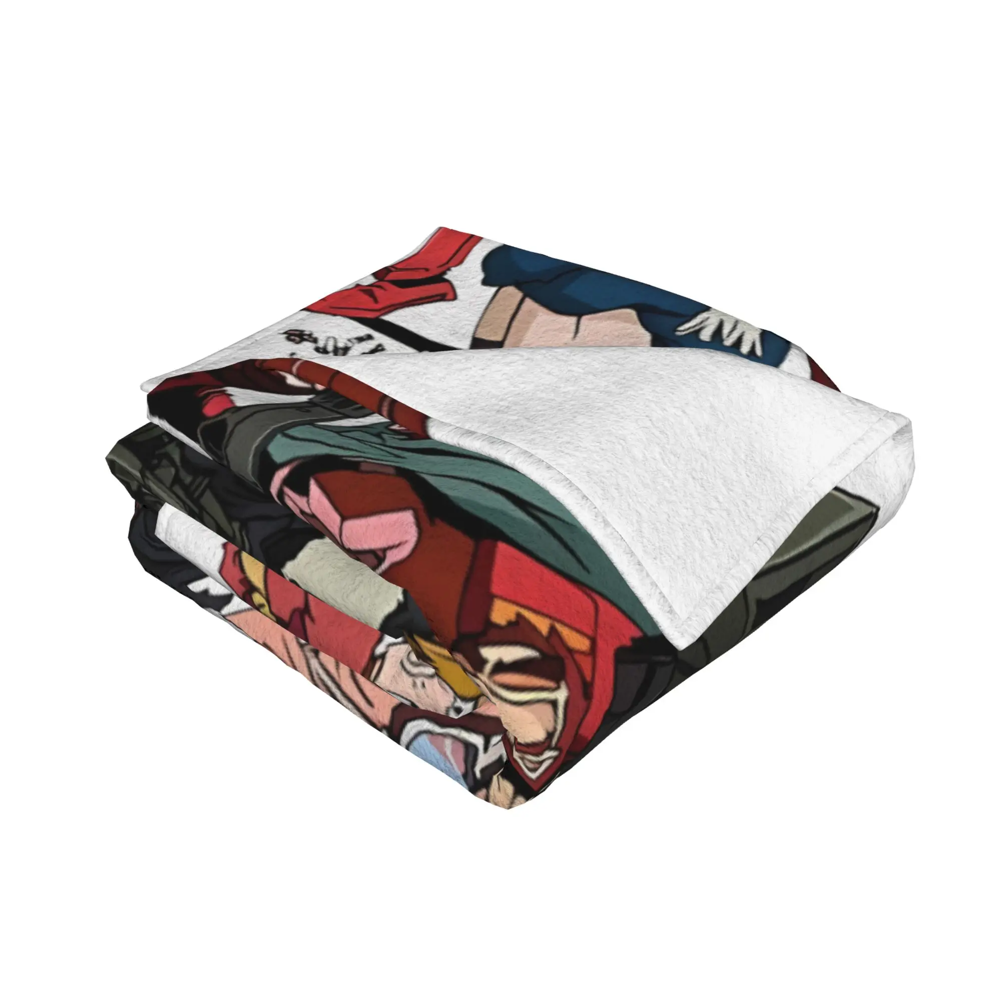 1PC home Cutecore Furi Kuri Fire Starter FLCL Blanket Super Cosy Plush Home Living Room Sofa halloween