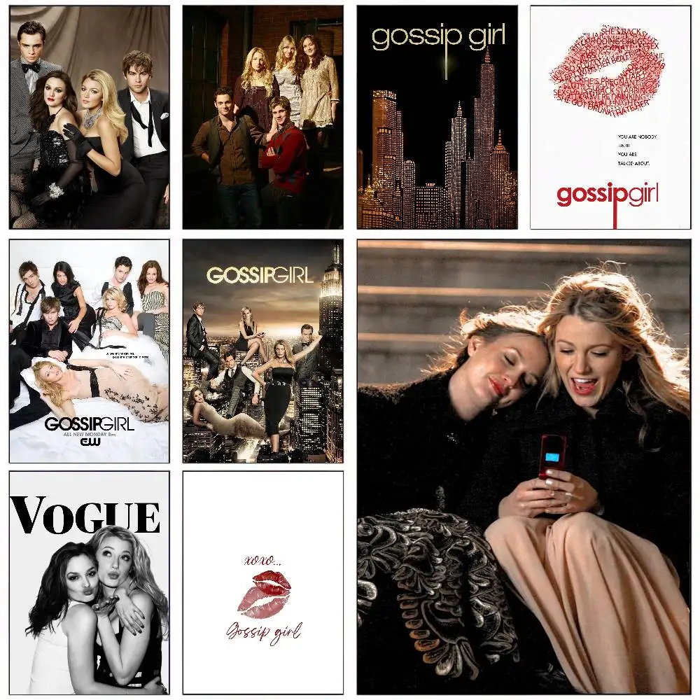 حار التلفزيون G-Gossip G-Girls ملصق HD الفن لزجة الجدار ملصق مقاوم للماء ديكور جمالي لغرفة المعيشة المنزلية. #1