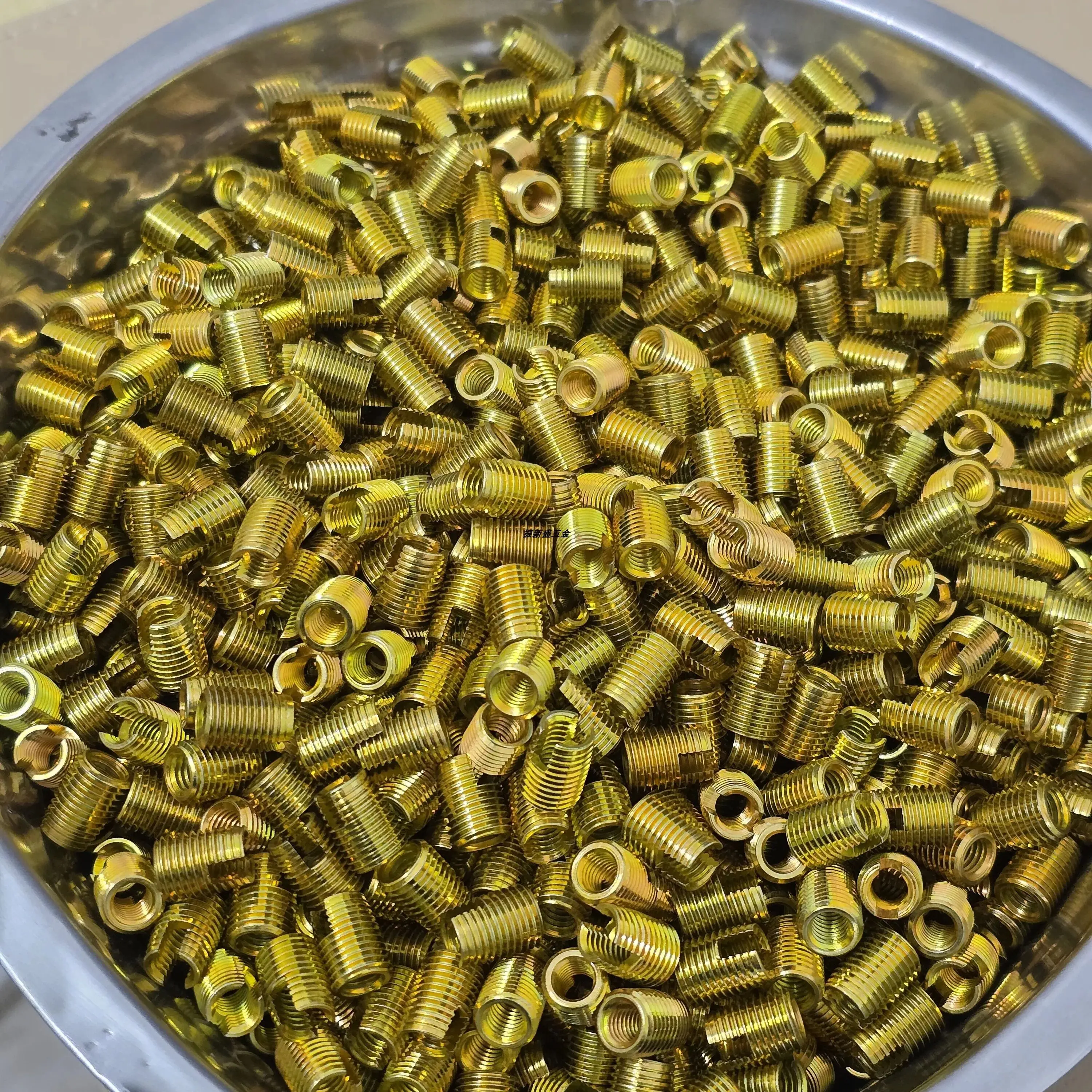 302 slotted type Self Tapping insert M2~M16 Carbon steel nut Bushing Wire Thread Repair Insert