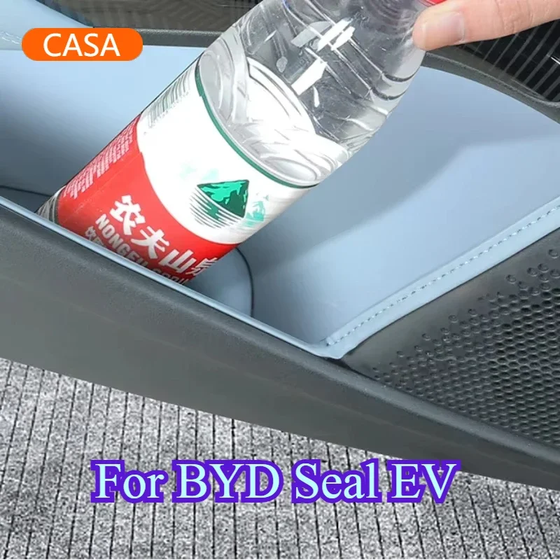 

For BYD Seal EV Car Door Panel Storage Pocket Cover Door Slot Pad Non-slip Noise Reduction Mat Interior Scratch-proof Supplies