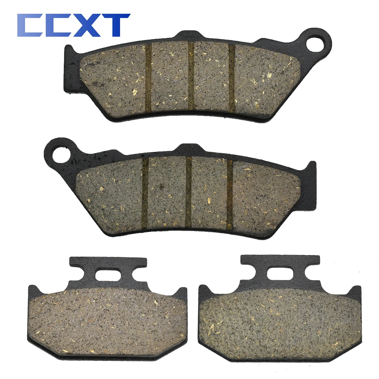 Motorcycle Front & Rear Brass Alloys Brake Pads For YAMAHA DT 125 X DT125X DT125 125X 2005-2006 Dirt Pit Bike Universal Parts