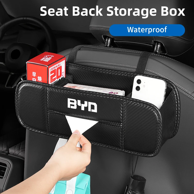 

Автомобильный органайзер на заднее сиденье, ящик для хранения, держатель для салфеток, держатель для BYD M6 G3 F3 G5 T3 I3 F0 F6 S6 S8 E5 E6 G6 L3 S7 Tang Song Qing