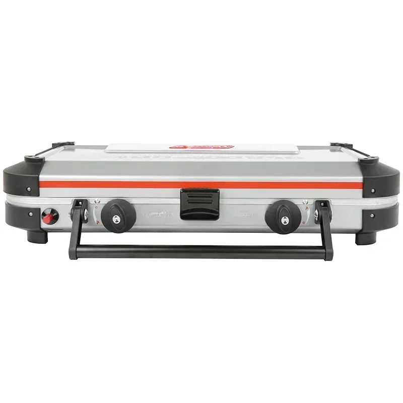 Hot SalesTwo-user Outdoor Stove Cooktop, Field Gas Stove, Windproof, Bakable Field Cooker