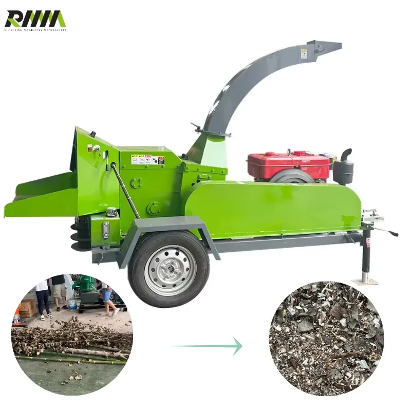 15HP Wood Chipper Shredder Machine ATV Firewood Processor for Chipping Wood