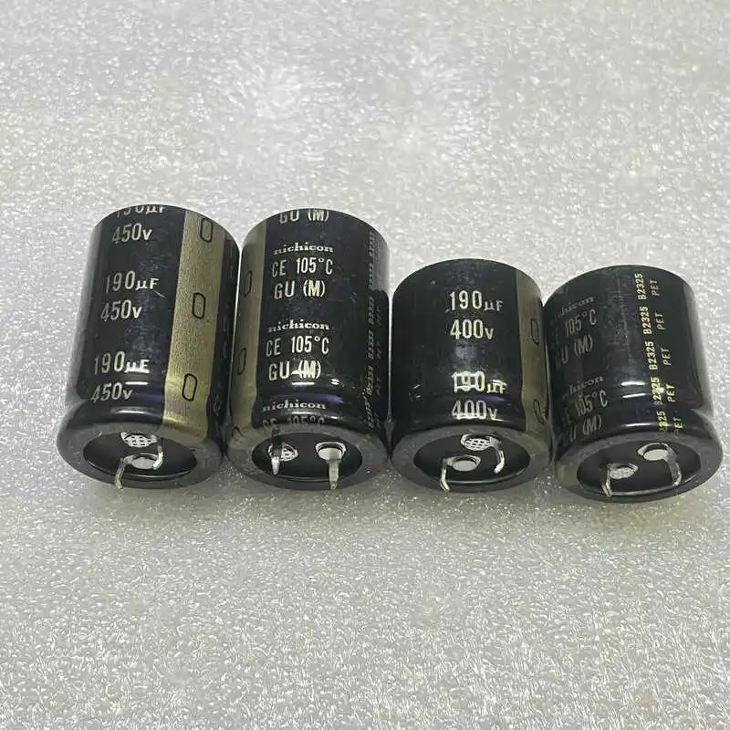2PCS  450V 190UF 400V GU Gallbladder Audio Aluminum Electrolytic Capacitor