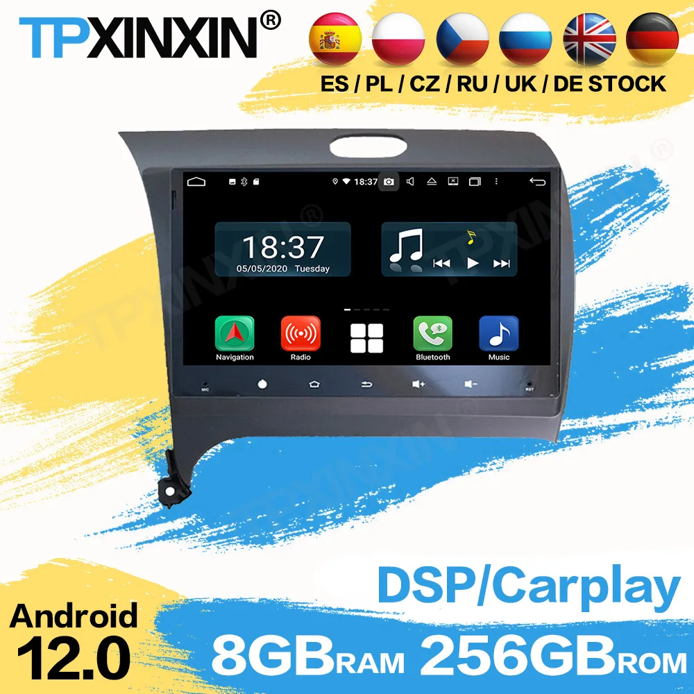 

Car Radio Coche With Carplay Android Screen For Kia K3 2013 2014 Navigation Automotive Multimedia Stereo Receiver Head Unit