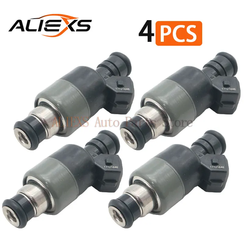 

4PCS 17121646 Fuel Injector For Daewoo Lanos Sport Cielo Corsa 1.6L 1999 2000 2001 2002 Automotive Spare Parts High Quality