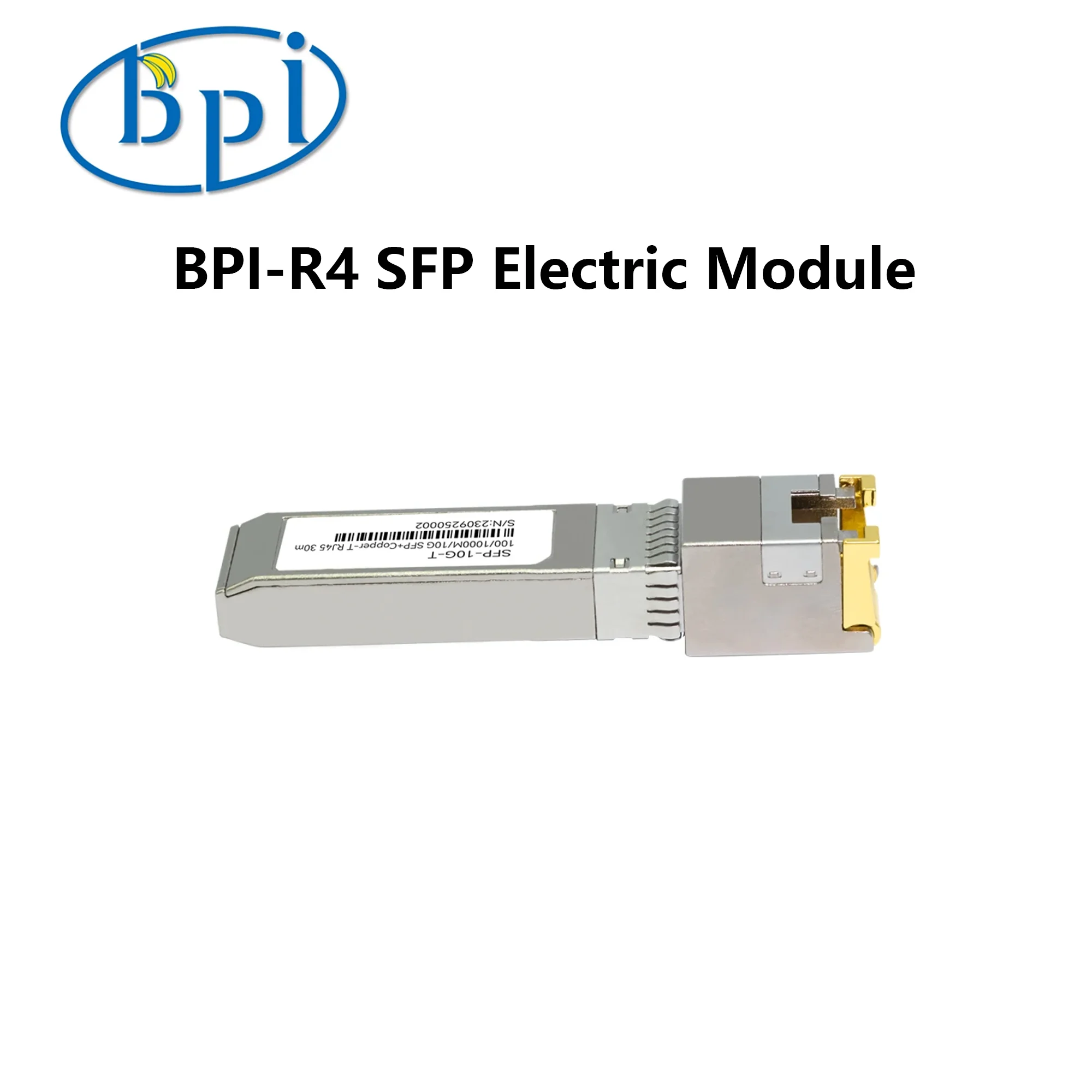Электрический модуль Banana Pi BPI-R4 SFP-10G-T, совместимый с маршрутизационной платой BPI-R4 100/1000M/10G SFP+Mopper-T