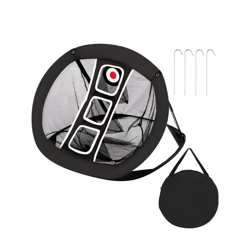 

Golf Practice Net Portable Golf Chipping Net Swing Trainer Pop UP Indoor Outdoor Chipping Pitching Cages Mats