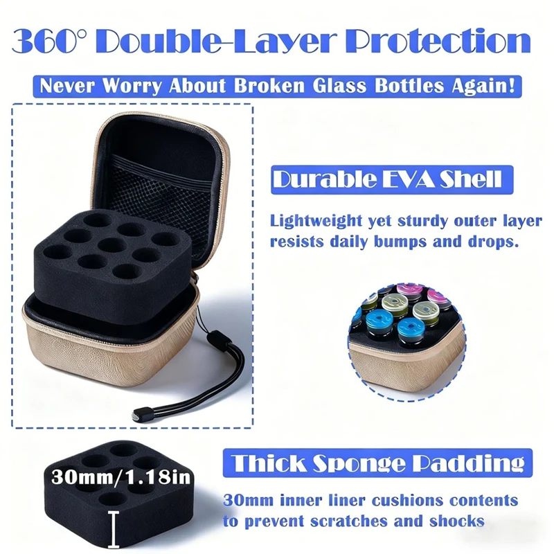 Insulin Fridge Holder Storage Case Insulin Vial Protector Holder Peptide Storage Case Fridge Fits Standard 10ml U-100 Retail image 4