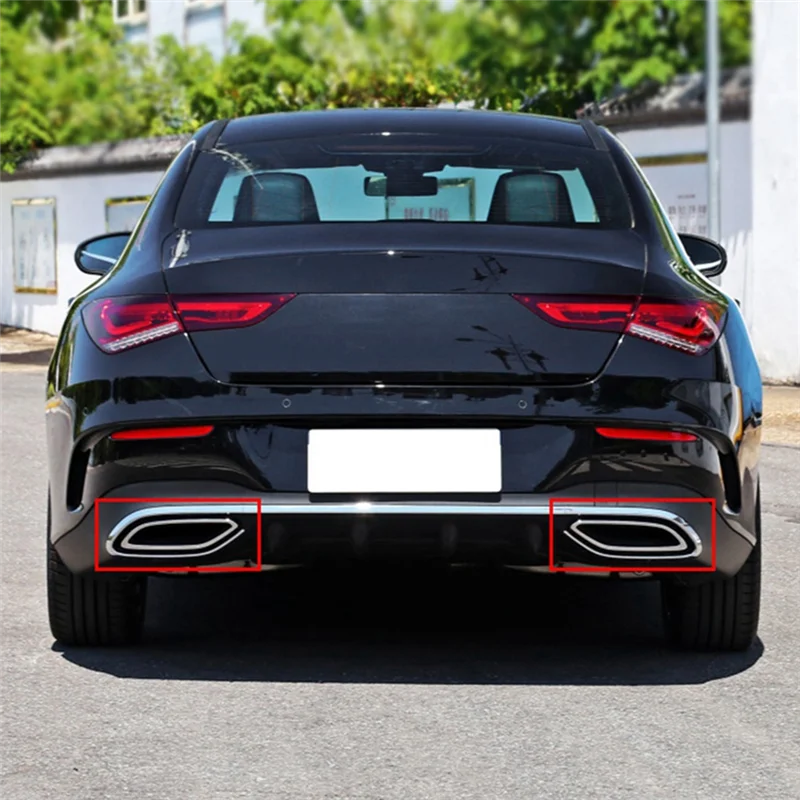 A1188852102L Rear Bumper Chrome Trim For Mercedes Benz CLA W118 C118 Left Parts Accessories