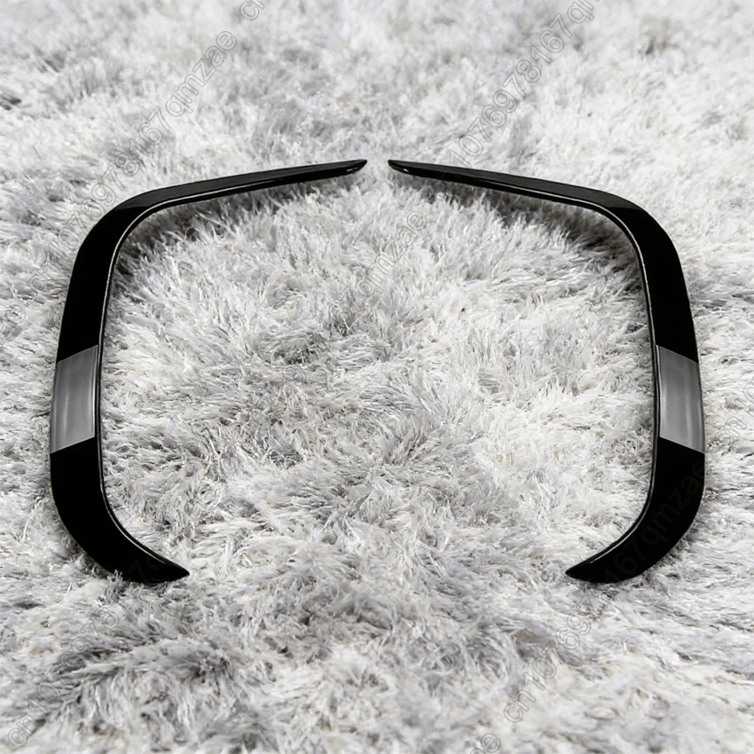 Car Front Bumper Spoiler Fog Lamp Grill Trim Wind KnifeFor VW Volkswagen Tiguan MK3 R-Line 2024-2025 2PCS Accessories Tuning view 6