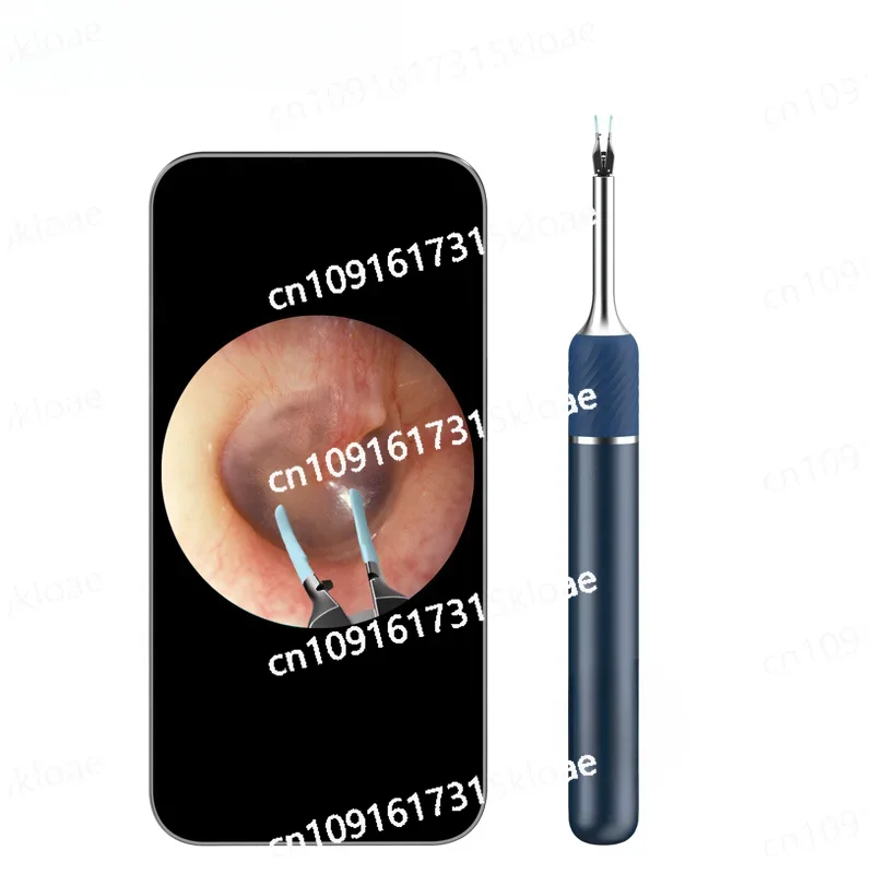 Visual ear scoop, visual clip-able forceps luminous ear scoop