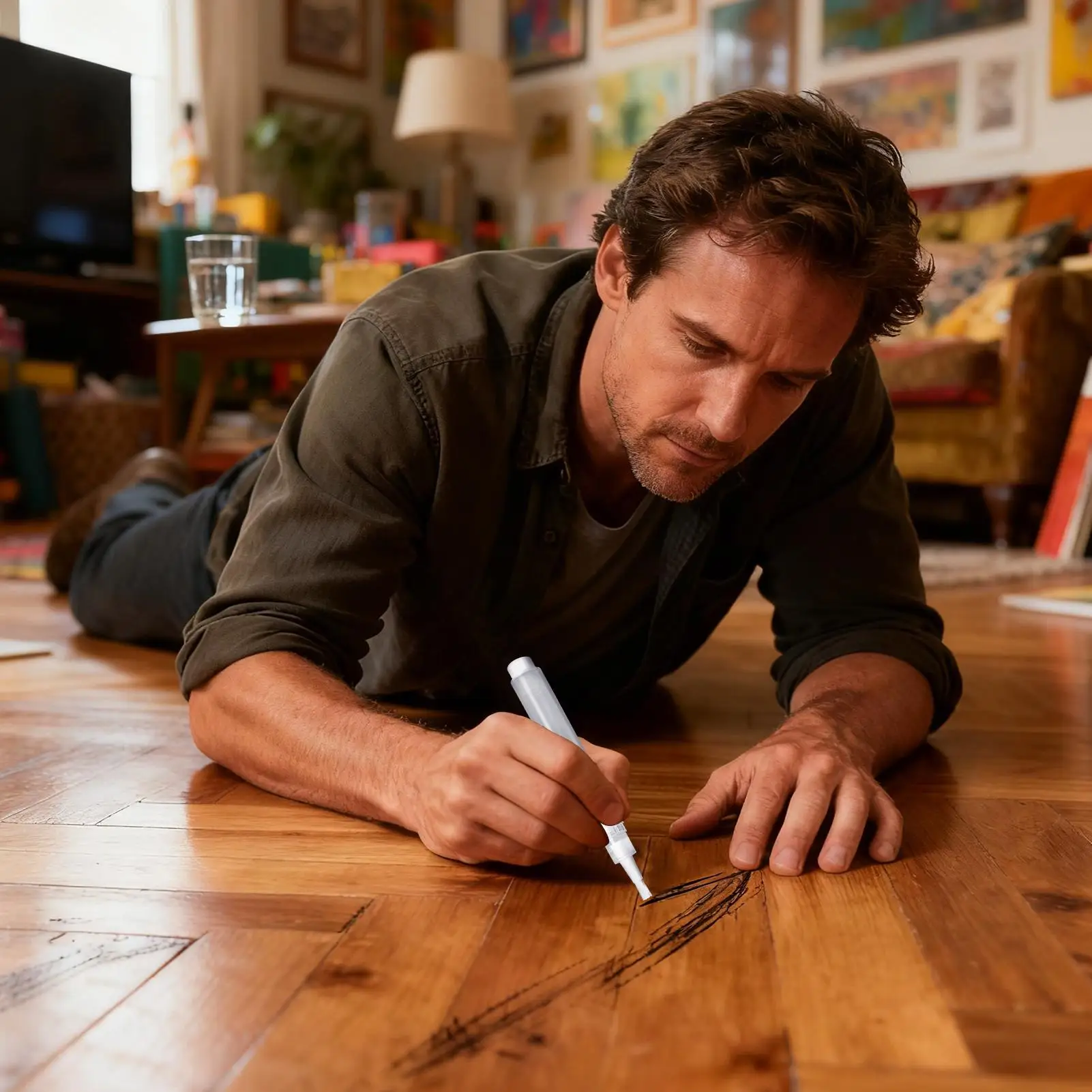 

Wall Repair Paint Pen 3 Pieces Portable Scratch Cover Application Tools Furniture Scratch Repair Paint Pens For DIY Home