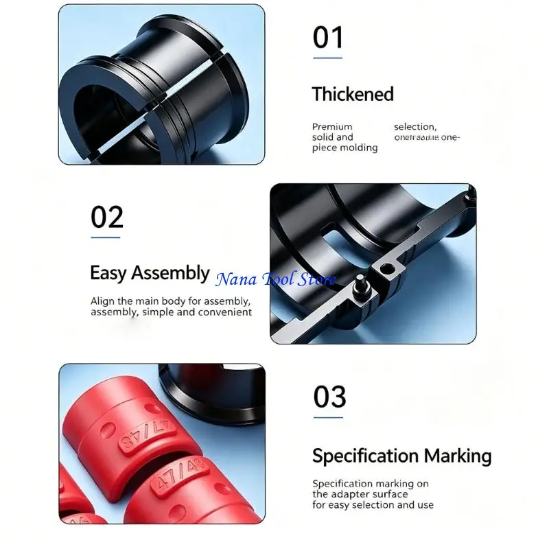 31GJ 14Pcs Fork Seal Driver Set Fork Seal Installer Driver Removal For Motorcycle