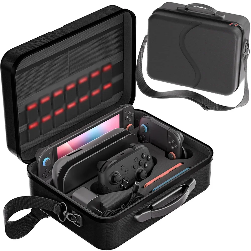 

Carrying Storage Case Card Slot Large Capacity Pouch Protective Bag For Nintendo Switch 2 Game Versatile Storage Bag Accessories