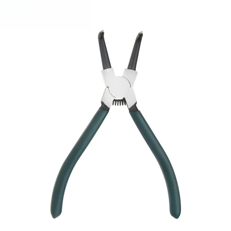 

Circuit pliers 7 inch inner and outer card pliers, retaining ring pliers for straight head curved nozzle shaft