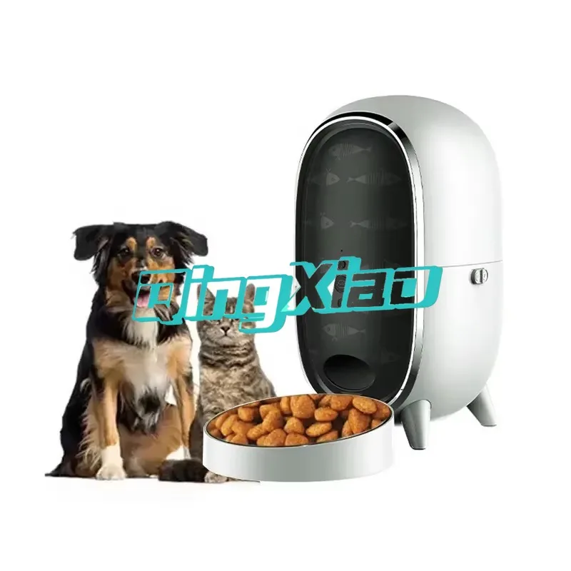 Wholesale Smart Pet Feeder With Camera Wifi Automatic Cat Food Dispenser App Control  For Remote Feeding Privacy Protection