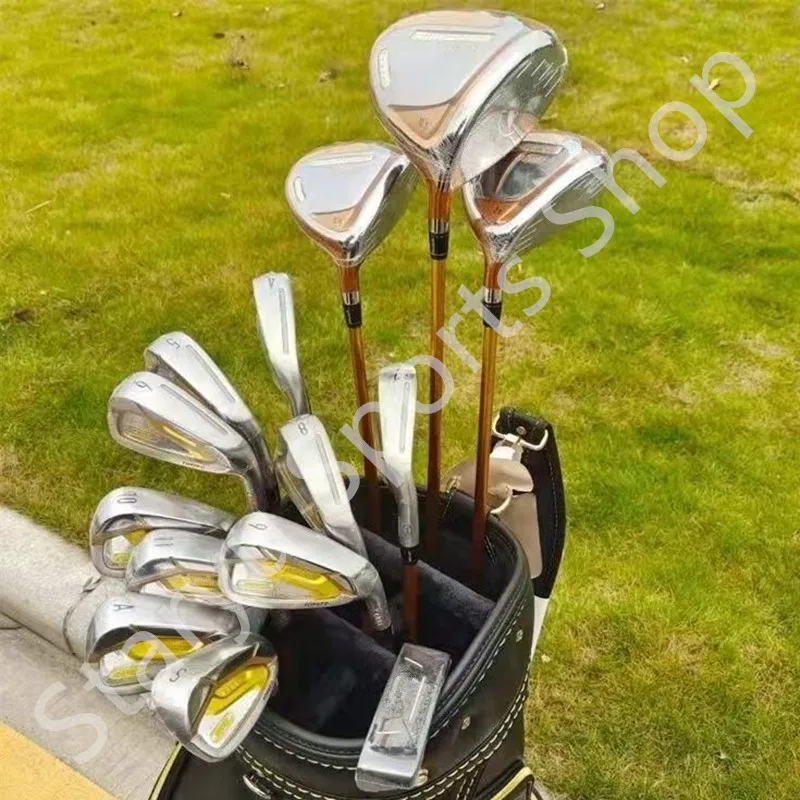 

Мужские клюшки для гольфа S07 Мужской комплект для гольф-клуба Drivers + утюги + клюшка 14 шт. без сумок