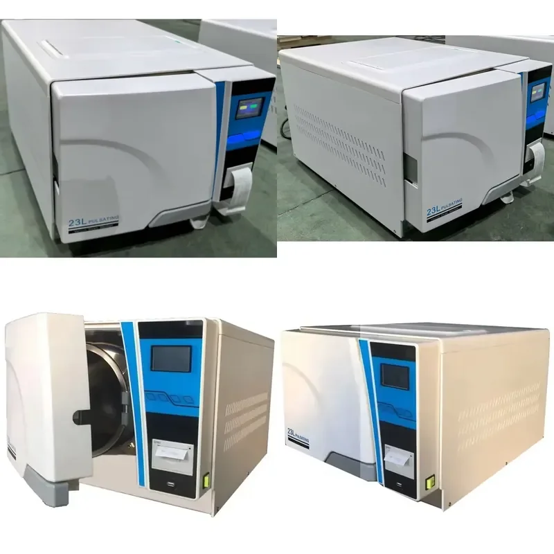 

26 VS-D049 LCD Display Pre-vacuum Pressure Steam Sterilizer Class B Sterilizer 23L Desktop ABS Material with Mini Printer