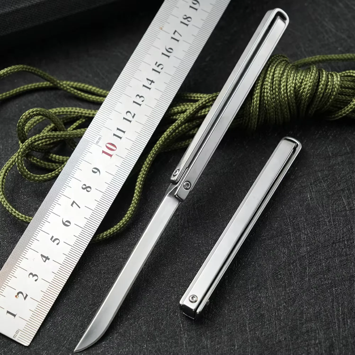 

5CR15MOV multifunctional turnover , outdoor camping emergency portable stainless steel
