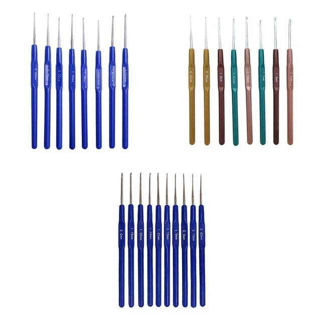 crochets pour main arthritique, aiguille à Crochet pour dentelle, 8/10 pièces 1