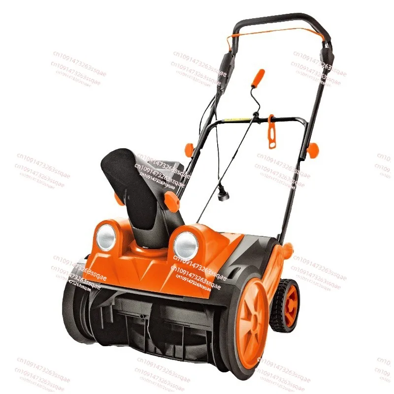 Electric hand push snow thrower small school road household snow clearing artifact snow plow