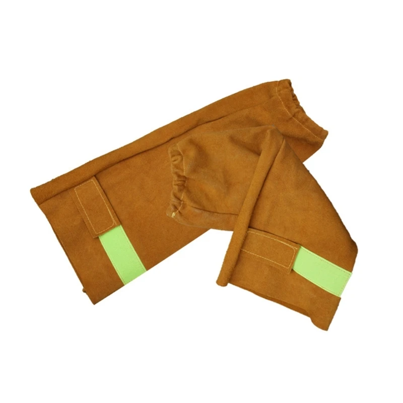 

Heavy Duty Leather Welding Sleeves Protectors Abrasion Resistant for Enhancing Arm Safety, Metalwork Mechanics Dropship