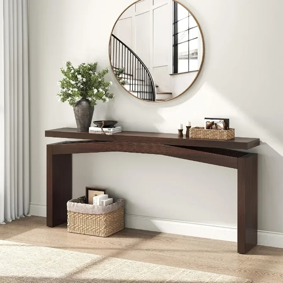 Modern Console Table for Living Room, 63 Inch