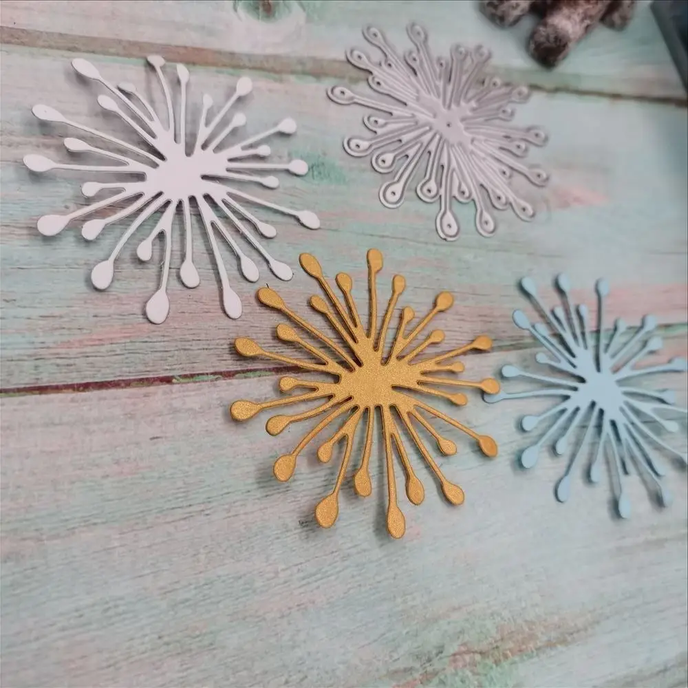 firework petals metal cutting dies cut die mold  frame Scrapbook paper craft knife mould blade punch stencils dies