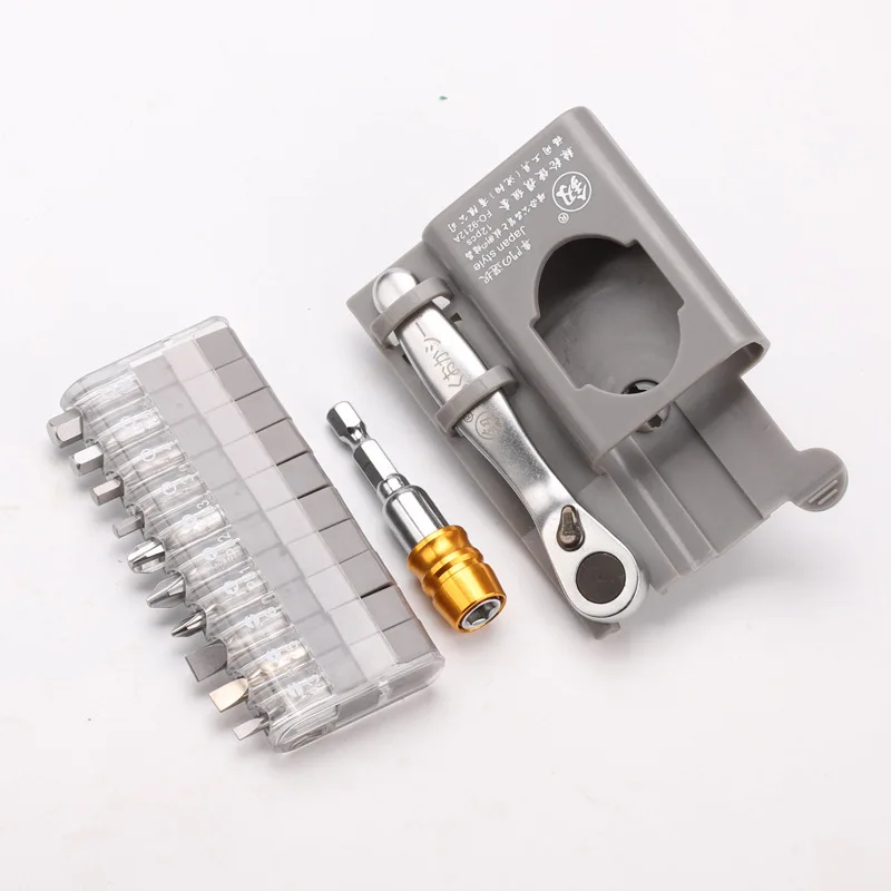Cacciavite a cricchetto set combinato cacciavite positivo e negativo, 10 pezzi, strumento di riparazione cacciavite FO-9212A/B/C