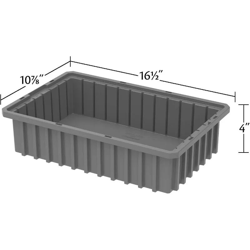 33164 Пластиковая разделительная коробка для моду с прорезями, штабелируемая сетка-контейнер для хранения