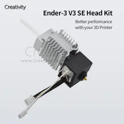 Ender 3 V3 SE Hotend Kit Titanium Alloy Throat Bimetal Heatbreak 24V 40W J-head Print Head For Ender-3 V3 SE 3D Printer Part
