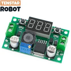 LM2596 BUCK 3A DC-DC Voltage Adjustable Step-Down Power Module + Red LED Voltmeter LM2596S-ADJ 4-40V to 3.3V/5V/9V/12V/24V