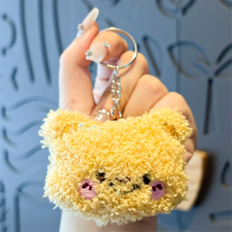 

Butter Bear Schoolbag Pendant Keychain Large Bear Funny Sweet Bear Cartoon Charm for Boys Girls Vending Machine Dropship