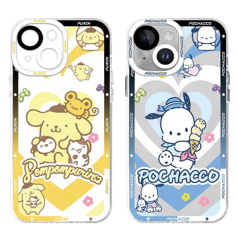 Transparent Soft Phone Case for Motolora Moto G32 G73 G52 G71 G72 Edge 40 5G G22 Capa Shell Sanrio Lovely Art Cover 