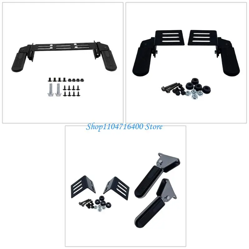 y1gd Electric Bike Modified Front Pedals Folding Footrest for Electric Bike Scooter