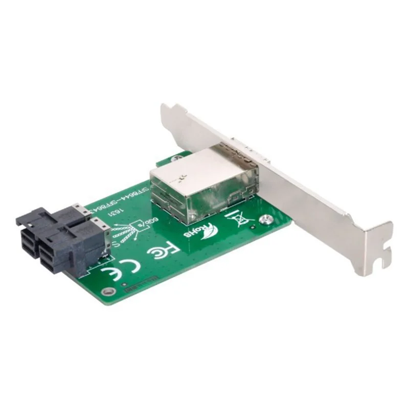 

-ABAB SFF-8643 12G Mini SAS HD Riser Card 2-портовый интерфейс расширения SFF-8644 — XIC4383
