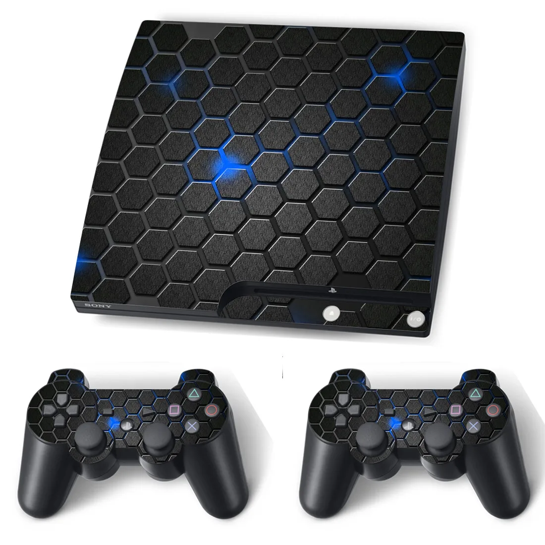 Naklejka/Skórka z Własnym Projektem na Konsolę PS3 Slim i Kontrolery, Naklejki/Skórki Winylowe na PS3 Slim — zdjęcie produktu 6