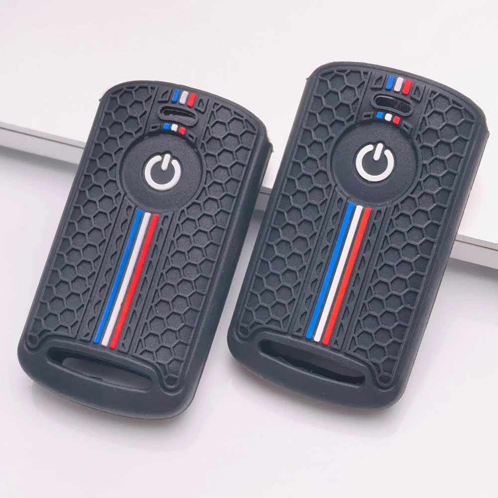 Key Case Cover for YAMAHA Nmax XMax 125 250 309 300 400 Tricity NMAX 125 Tmax Tech Max with Keychain Anti-Scratch Shockproof