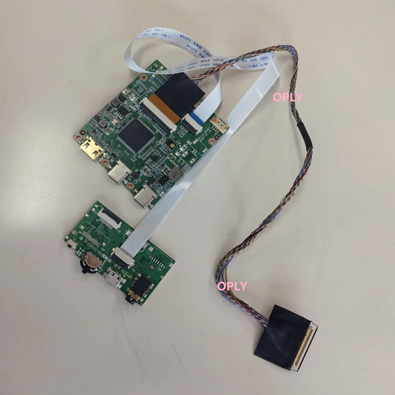 LVDS Control Board kit 2 TYPE-C MINI HDMI-compatible for LP156WH3 LTN156AT02 15.6