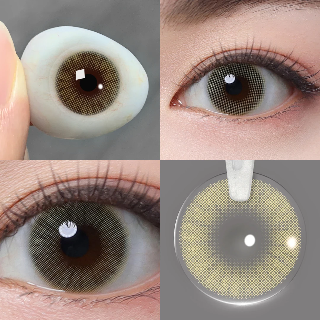 1 Pair Natural Color Contact Lenses for Eyes Colored Contacts Beautiful Pupil Eyes Cosmetics Eye Color Lenses Colored Pupils