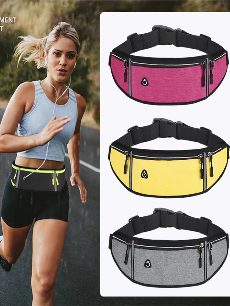 AliExpress NONE Running Phone Bag Sports Waist Bag Light and Thin Fitness Cycling Water Bottle Phone Bag Waterproof Men Women Phone Pouck