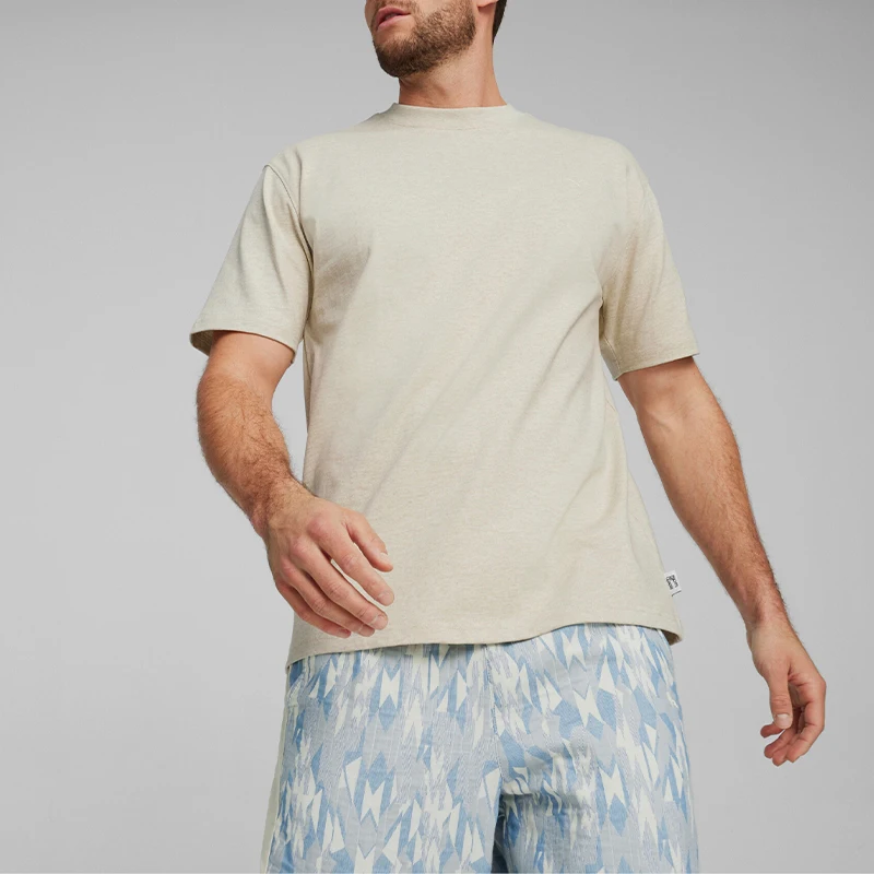 

Оригинальная новая летняя мягкая и дышащая футболка унисекс Puma с короткими рукавами 624009-84